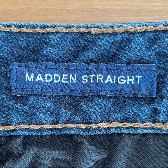 Chaps Denim Madden Straight Leg Mid-Rise Blue Jeans 99% Cotton Size 18W - Picture 3 of 12